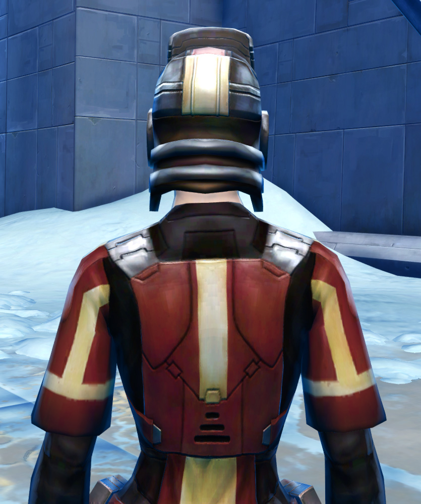 Ulgo Loyalist Armor Set detailed back view from Star Wars: The Old Republic.