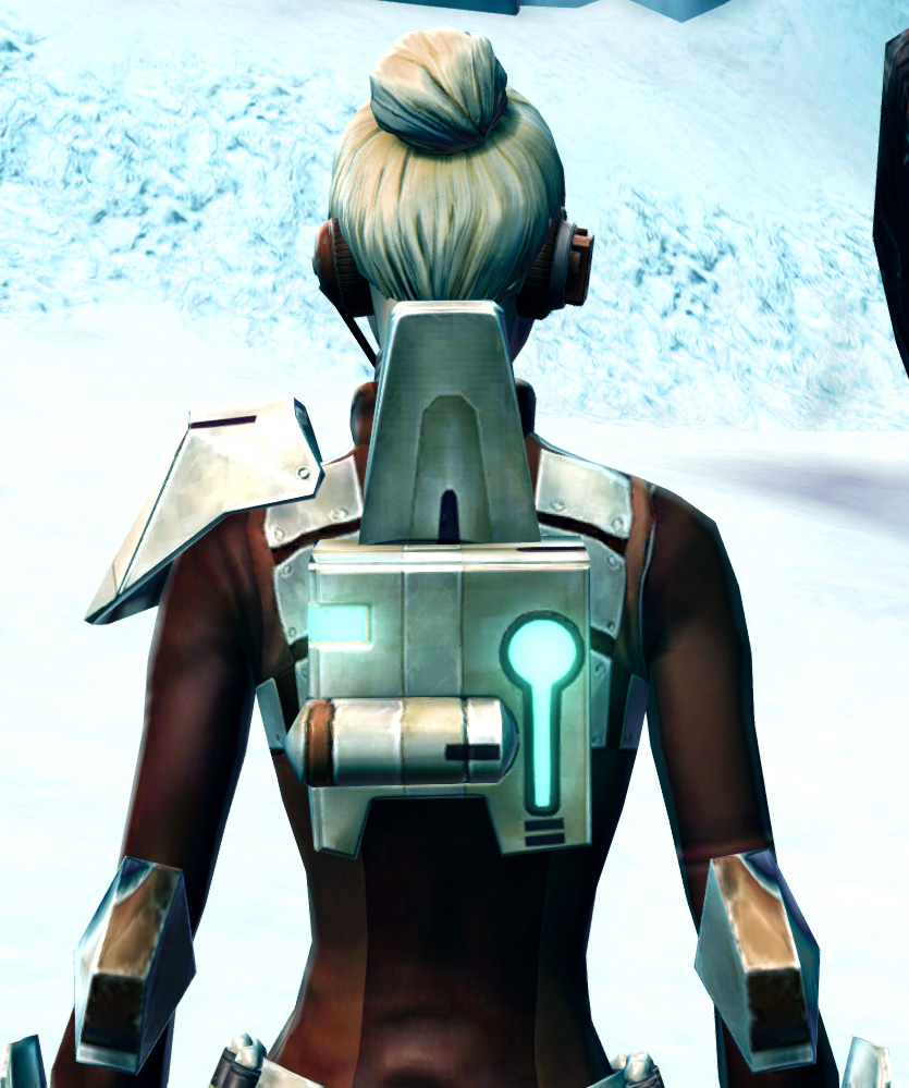 Unbreakable Defender Armor Set detailed back view from Star Wars: The Old Republic.