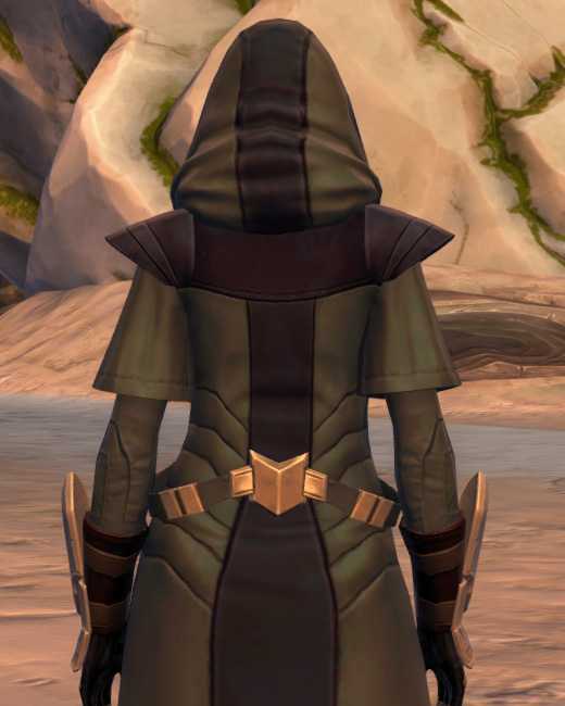 Veda Cloth Body Armor Armor Set Back from Star Wars: The Old Republic.