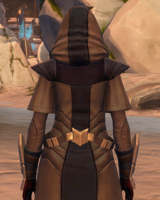 Veda Cloth Vestments Armor Set Back from Star Wars: The Old Republic.