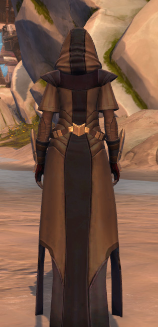Veda Cloth Vestments Armor Set player-view from Star Wars: The Old Republic.