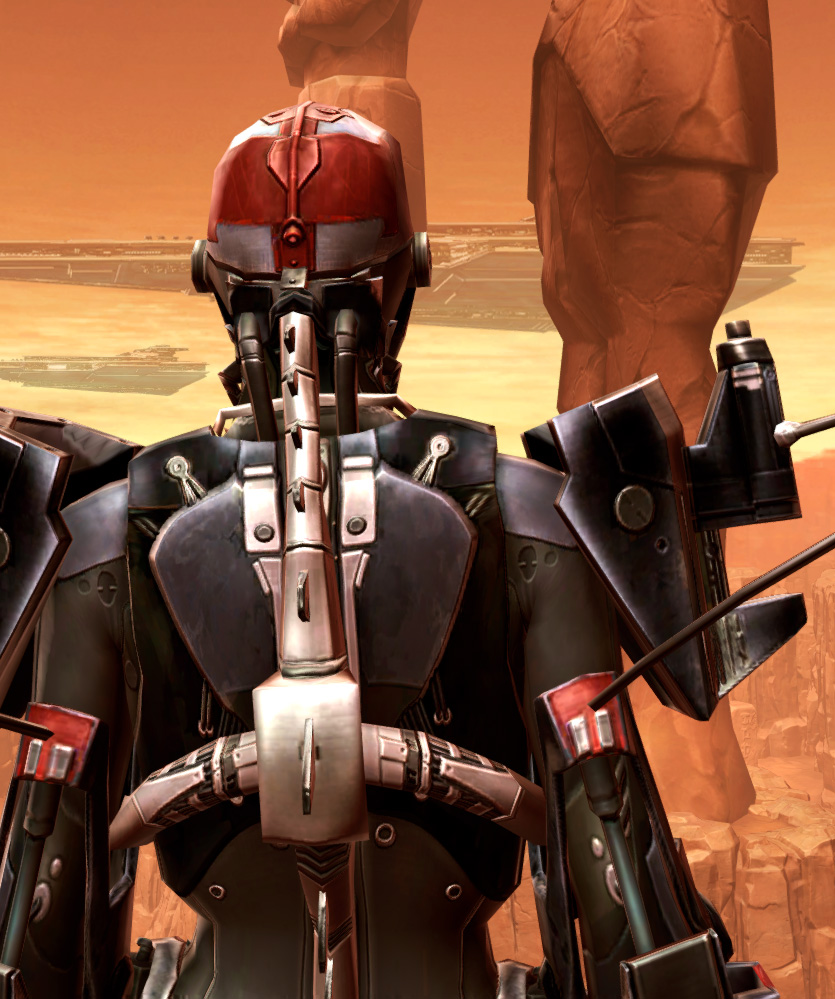 Veda Aegis Armor Set detailed back view from Star Wars: The Old Republic.