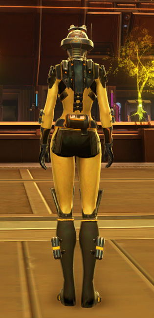 Ventilated Scalene Armor Set player-view from Star Wars: The Old Republic.