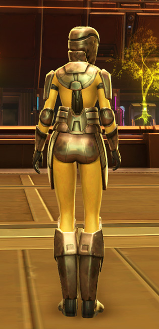 Ventilated Triumvirate Armor Set player-view from Star Wars: The Old Republic.