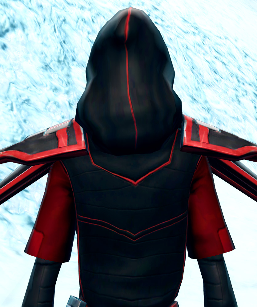Vicious Adept Armor Set detailed back view from Star Wars: The Old Republic.