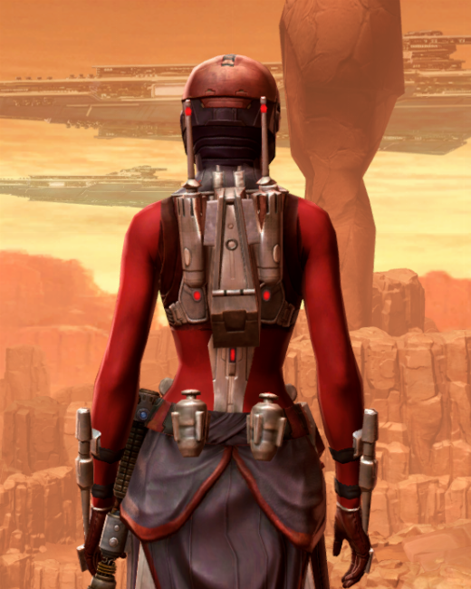 Vine-silk Aegis Armor Set Back from Star Wars: The Old Republic.