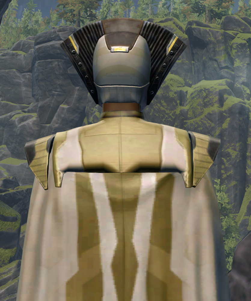 Voidmaster Armor Set detailed back view from Star Wars: The Old Republic.