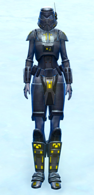 Volatile Shock Trooper Armor Set Outfit from Star Wars: The Old Republic.