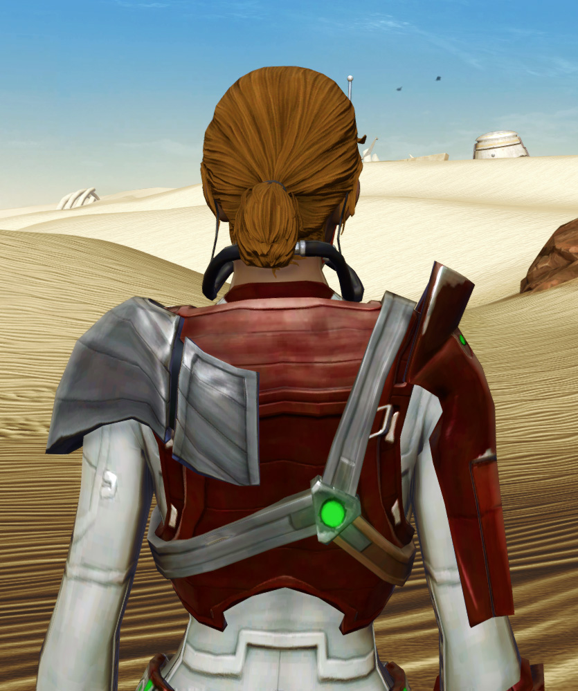 Voltaic Sleuth Armor Set detailed back view from Star Wars: The Old Republic.