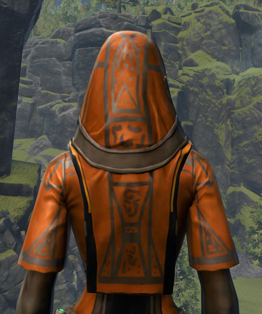 Voss Dignitary Armor Set detailed back view from Star Wars: The Old Republic.