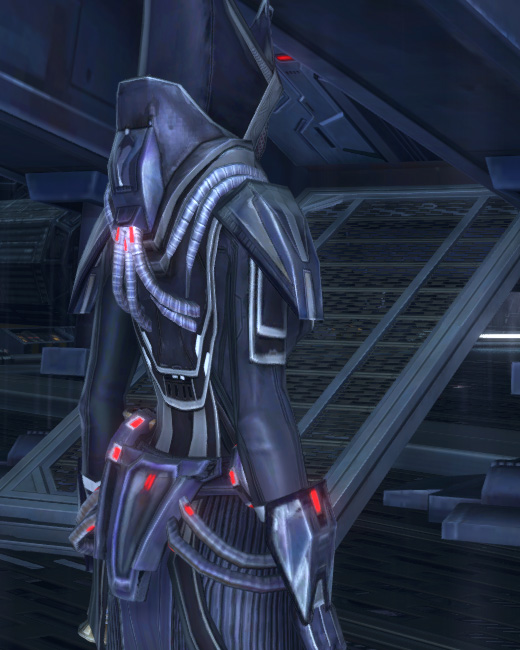 Voss Inquisitor Armor Set Back from Star Wars: The Old Republic.