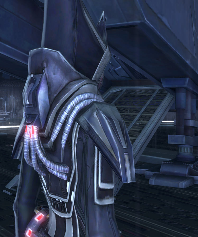 Voss Inquisitor Armor Set detailed back view from Star Wars: The Old Republic.