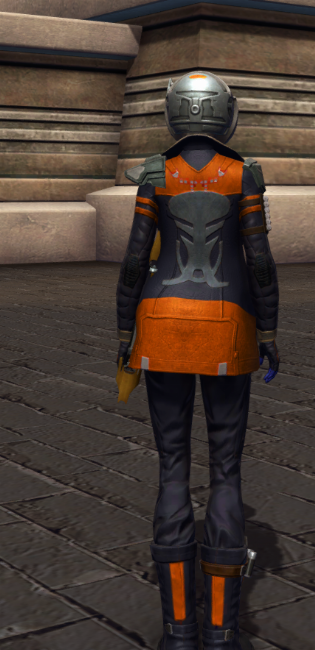 War-Forged MK-2 (Synthweaving) Armor Set player-view from Star Wars: The Old Republic.