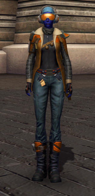 War-Forged MK-3 (Synthweaving) Armor Set Outfit from Star Wars: The Old Republic.