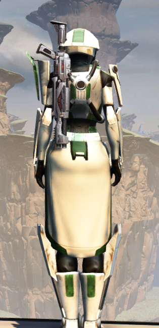 War Hero Eliminator Armor Set player-view from Star Wars: The Old Republic.