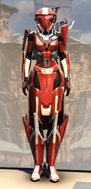 War Hero Combat Tech (Rated) Armor Set Outfit from Star Wars: The Old Republic.