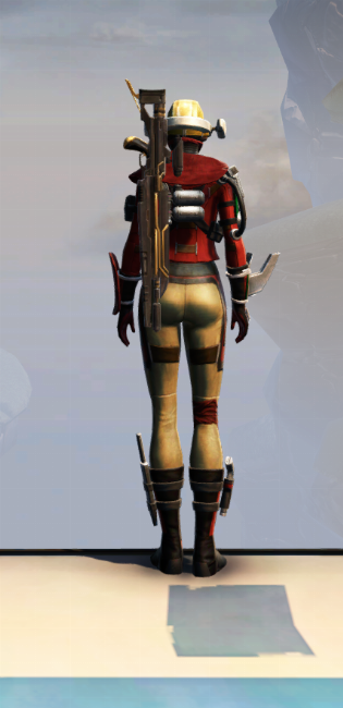 War Hero Field Tech (Rated) Armor Set player-view from Star Wars: The Old Republic.