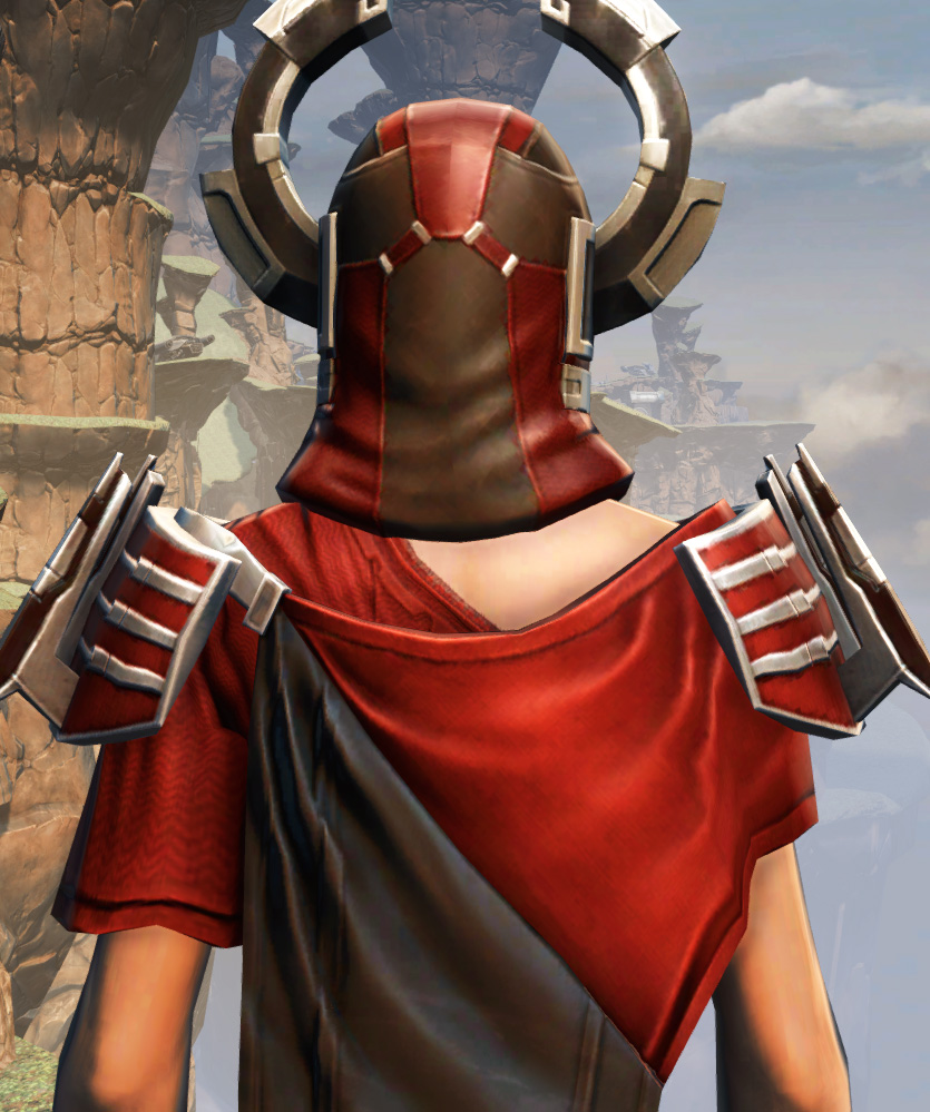 War Hero Stalker (Rated) Armor Set detailed back view from Star Wars: The Old Republic. War Hero Stalker (Rated) Armor Set detailed back view from Star Wars: The Old Republic.