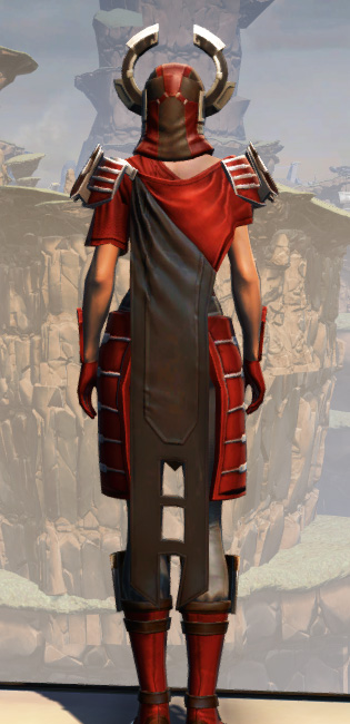 War Hero Stalker (Rated) Armor Set player-view from Star Wars: The Old Republic.