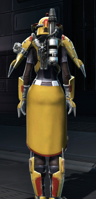 War Hero Combat Tech (Rated) Armor Set player-view from Star Wars: The Old Republic.