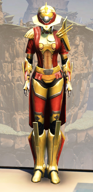 War Hero Vindicator (Rated) Armor Set Outfit from Star Wars: The Old Republic.