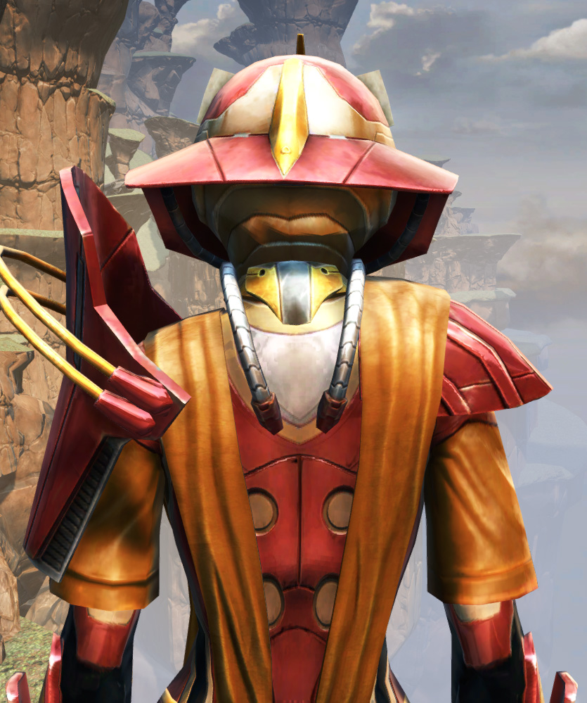War Hero Weaponmaster (Rated) Armor Set detailed back view from Star Wars: The Old Republic.