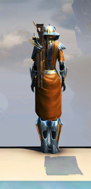 War Hero Weaponmaster Armor Set player-view from Star Wars: The Old Republic.