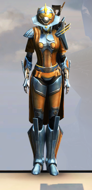 War Hero Weaponmaster Armor Set Outfit from Star Wars: The Old Republic.