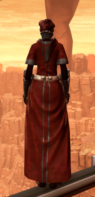 Warlord Armor Set player-view from Star Wars: The Old Republic.
