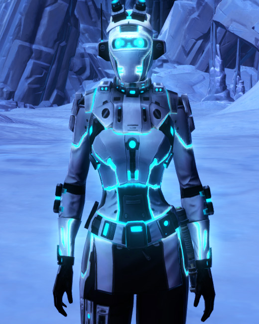 White Scalene Armor Set Preview from Star Wars: The Old Republic.