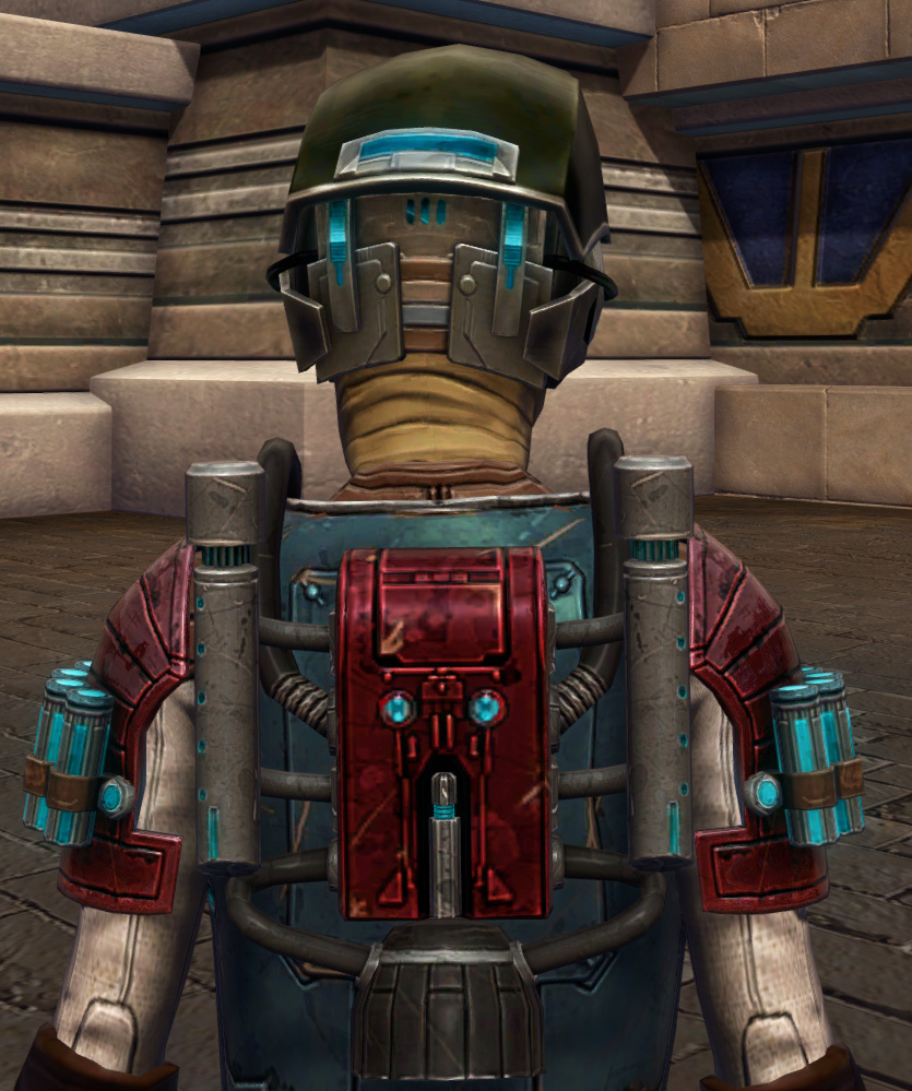 Woads Instinct Armor Set detailed back view from Star Wars: The Old Republic.