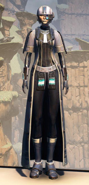 X-3 Techmaster Armor Set Outfit from Star Wars: The Old Republic.