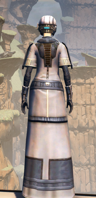 X-3 Techmaster Armor Set player-view from Star Wars: The Old Republic.