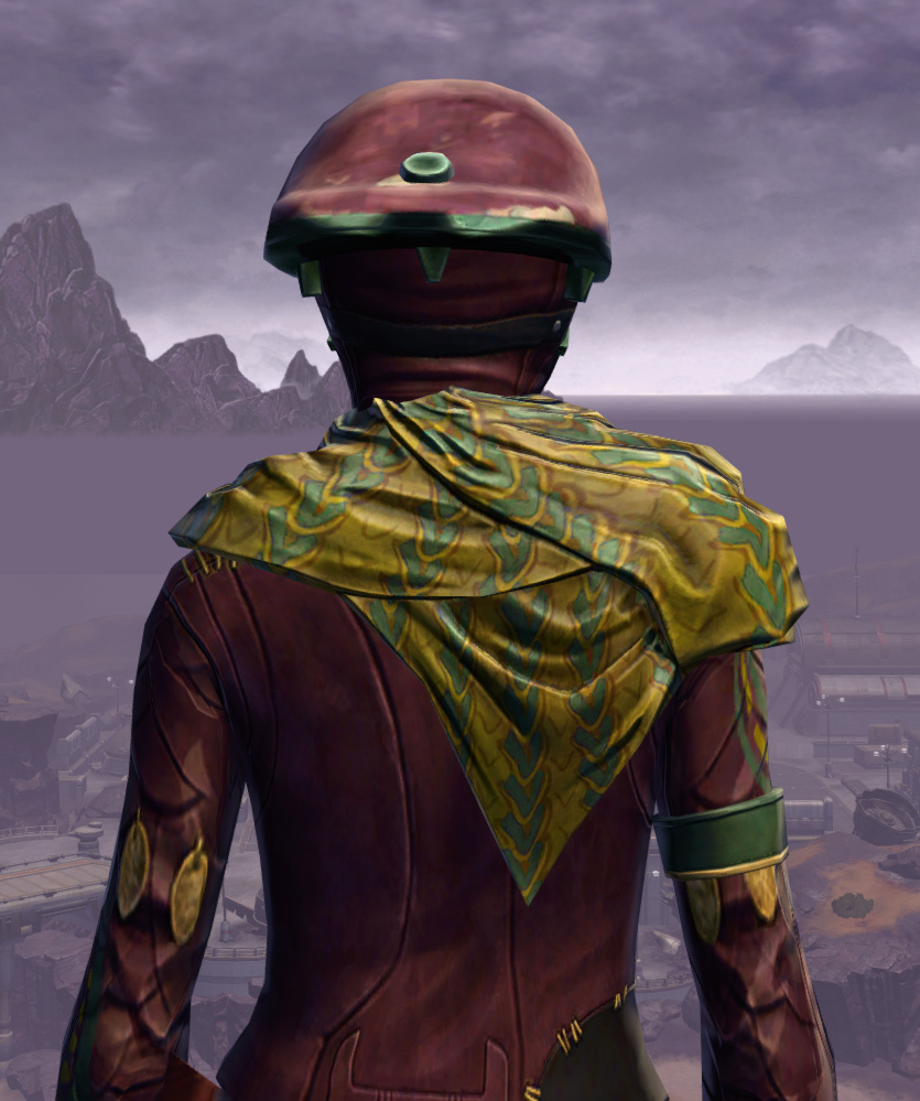Xonolite Onslaught Armor Set detailed back view from Star Wars: The Old Republic.